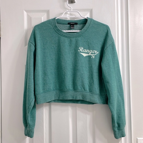 Green Ranger 74 Cropped Crewneck - Picture 4 of 5